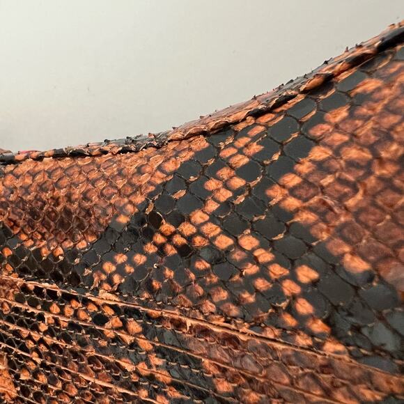 Aeyde Leather Snake Print Western Ankle Boots Size 39 EU - Picture 8 of 10